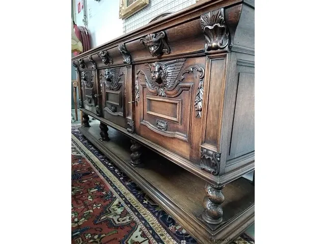 Dressoir,tafel+6 stoelen - afbeelding 19 van  20