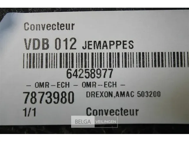 Drexon amac 503200 convector - afbeelding 3 van  3