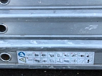 Drie delige aluminium ladder - afbeelding 3 van  3