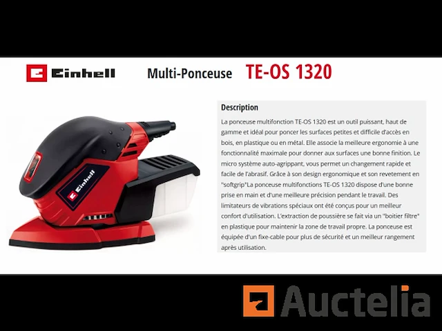 Driehoekige multischuurmachine einhell te-os 1320 - afbeelding 1 van  1