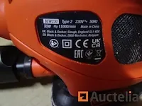 Driehoekige schuurmachine zwart + decker bew230 - afbeelding 4 van  6