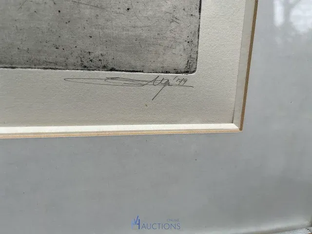Drieluik kunstwerk 'schemmen en scherven' - afbeelding 4 van  15