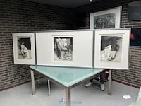 Drieluik kunstwerk 'schemmen en scherven'