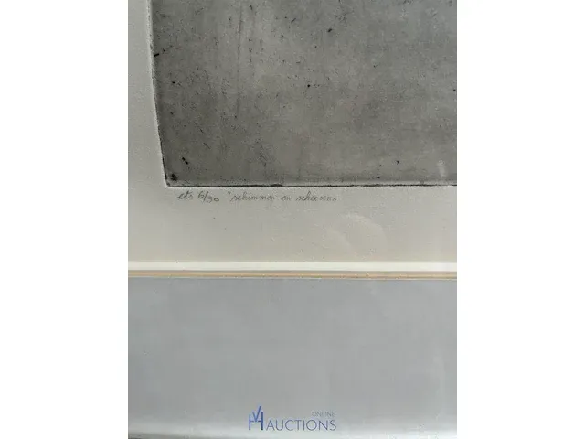 Drieluik kunstwerk 'schemmen en scherven' - afbeelding 13 van  15