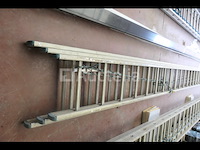 Drievoudig element massieve ladder - afbeelding 5 van  5