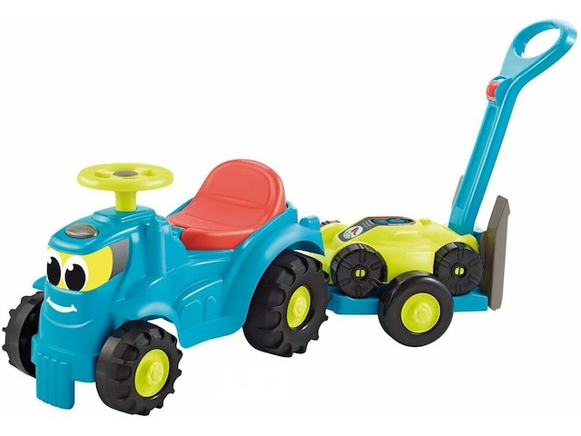 Driewieler ecoiffier trailer tractor - afbeelding 1 van  4