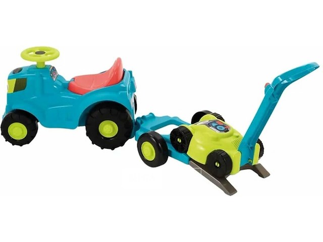 Driewieler ecoiffier trailer tractor - afbeelding 3 van  4