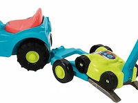 Driewieler ecoiffier trailer tractor - afbeelding 3 van  4