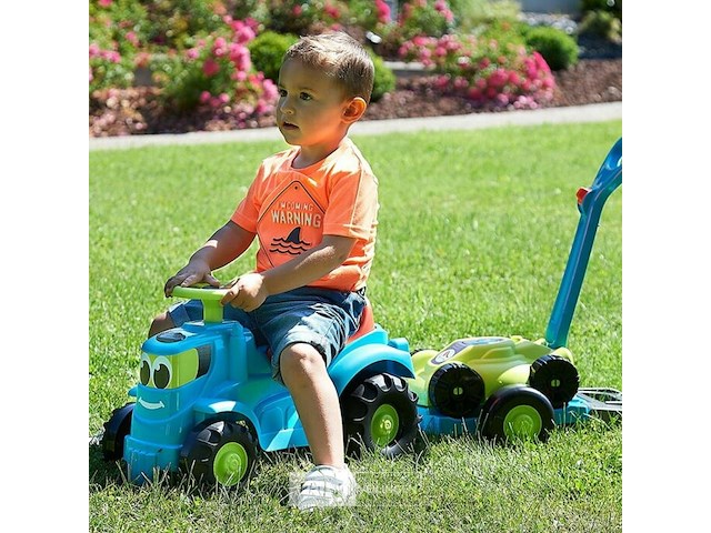 Driewieler ecoiffier trailer tractor - afbeelding 4 van  4