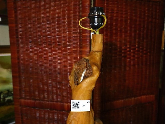 Drijfhout lampenvoet - afbeelding 3 van  4