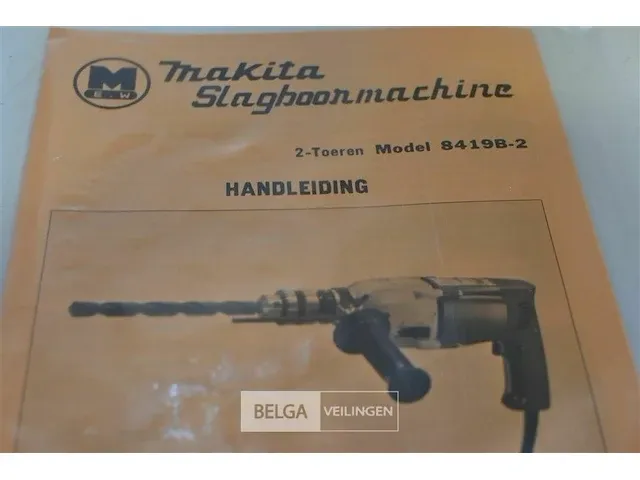 Drilboormachine makita type 8419b2 in koffer - afbeelding 3 van  3