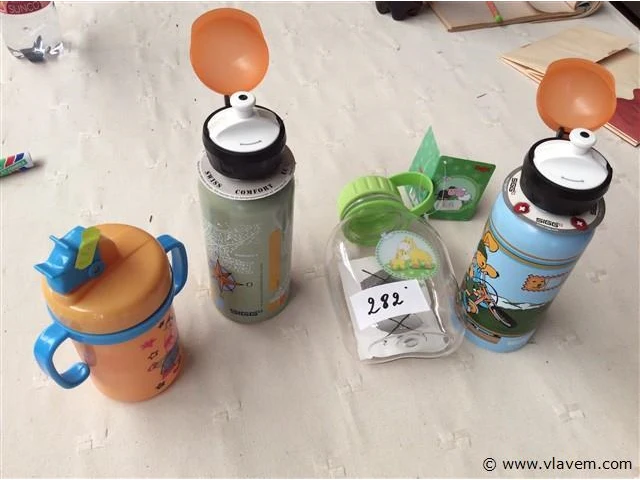Drinkflessen 4stuks - afbeelding 1 van  2