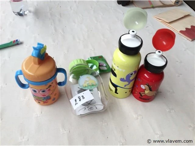 Drinkflessen 4stuks - afbeelding 1 van  2