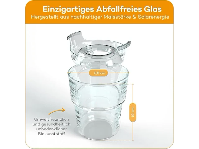 Drinksaver drinkbekers 4 stuks - afbeelding 2 van  5