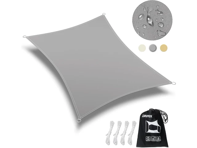 Dripex zonnezeil (4 x 5m) - afbeelding 3 van  6