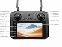 Drone met hd camera 4k - 6k optical zoom - big screen controller - afbeelding 2 van  6