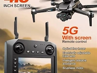 Drone met hd camera 4k - 6k optical zoom - big screen controller - afbeelding 5 van  6