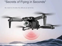 Drone mini met 4k hd camers + obstacle avoidance met opbergvak in de controler incl 1 batterijen - afbeelding 5 van  8