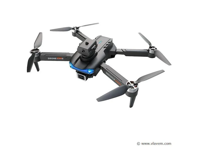Drone s met 4k camera, dubbele camera, obstacle avoidance & 1 batterij - zwart - afbeelding 1 van  5