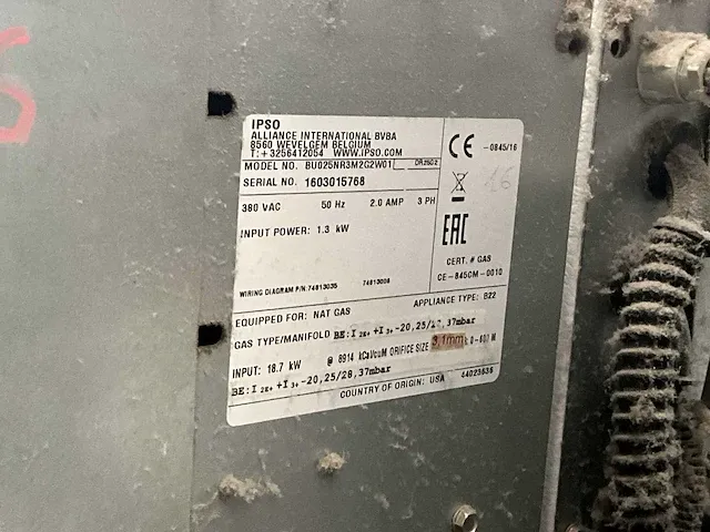 Droogkast ipso type model bu025nr3m2g2w01 - afbeelding 2 van  11