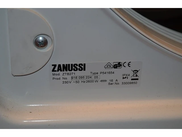 Droogkast zanussi ztb271, airfryer molino homex - afbeelding 6 van  9