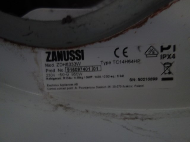 Droogkast zanussi - afbeelding 3 van  4