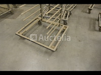 Droogwagen op wielen voor spuitcabine - afbeelding 1 van  4