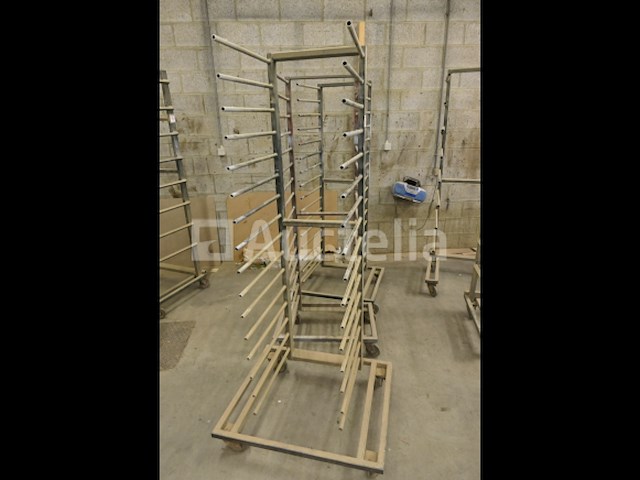 Droogwagen op wielen voor spuitcabine - afbeelding 2 van  4