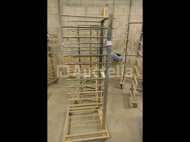 Droogwagen op wielen voor spuitcabine - afbeelding 4 van  4