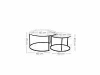 Drop - coffee tables (8x) - afbeelding 3 van  3