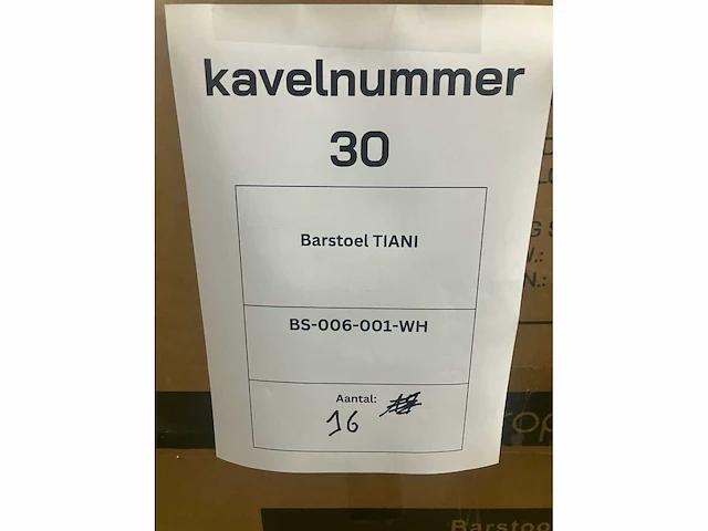 Drop - tiani - barkrukken (16x) - afbeelding 6 van  7