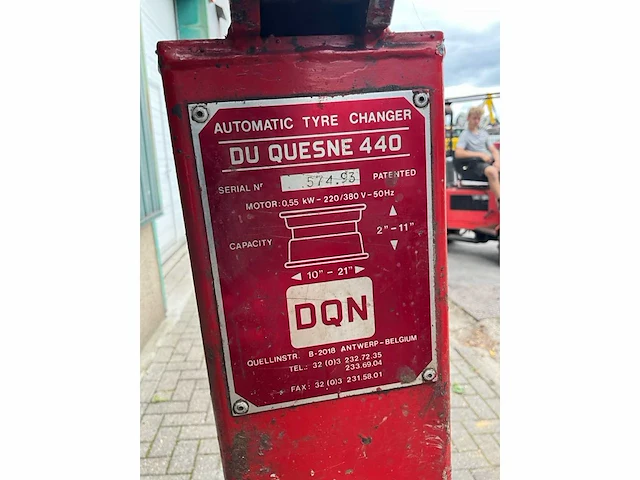 Du quesne 440 bandenmachine 2 stuks - afbeelding 7 van  10