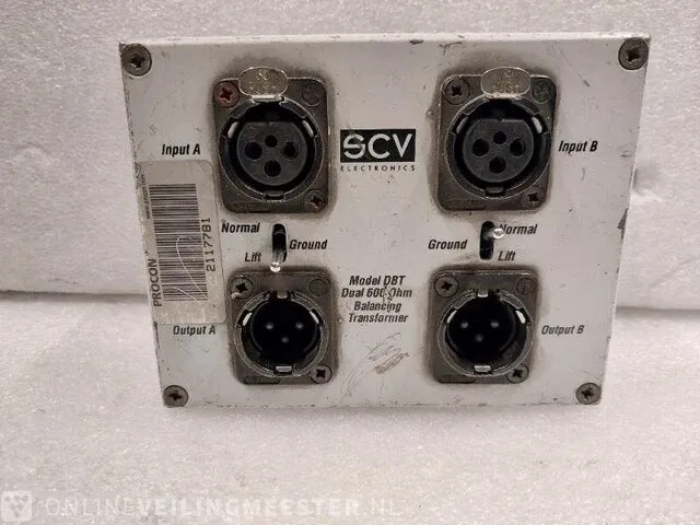 Dual 600ohm balancing transformer scv electronics - afbeelding 2 van  5