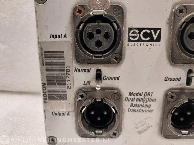 Dual 600ohm balancing transformer scv electronics - afbeelding 4 van  5