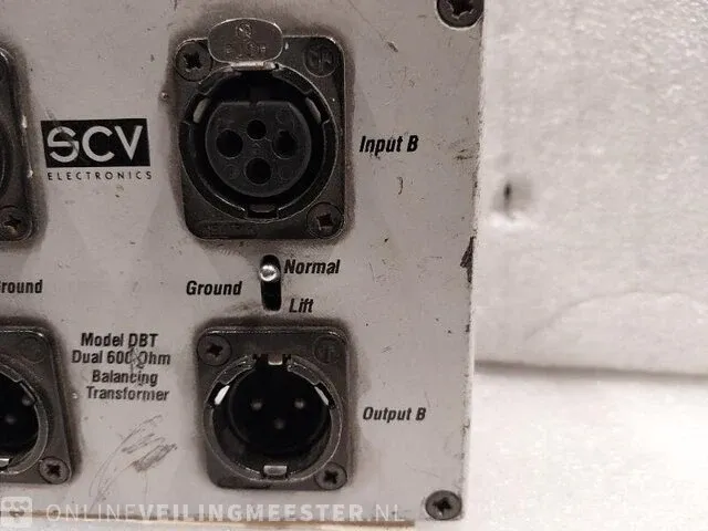 Dual 600ohm balancing transformer scv electronics - afbeelding 5 van  5