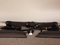 Dual monitor arm mount with 2x 17" dell monitor - afbeelding 2 van  2