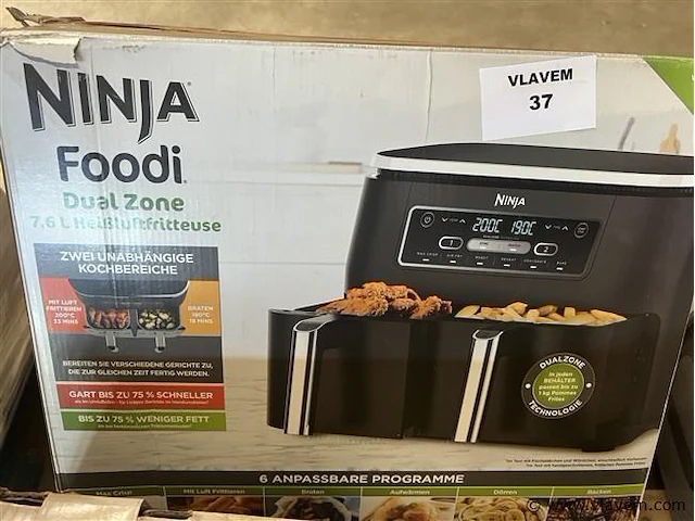 Dual zone airfryer, ninja foodi - afbeelding 1 van  2