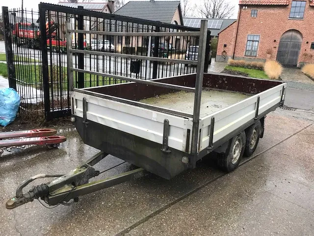 Dubbel as aanhangwagen - afbeelding 1 van  8