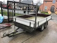 Dubbel as aanhangwagen - afbeelding 1 van  8