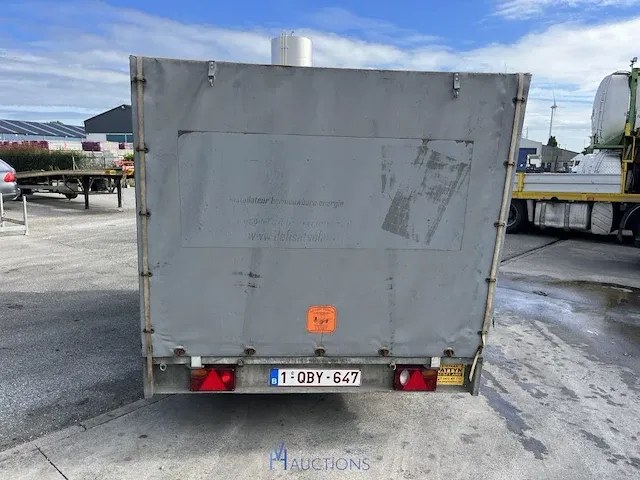 Dubbel-assige aanhangwagen anssems - afbeelding 2 van  5