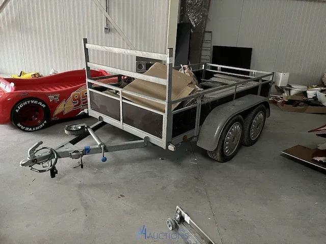 Dubbel-assige aanhangwagen kerenzo - afbeelding 1 van  6