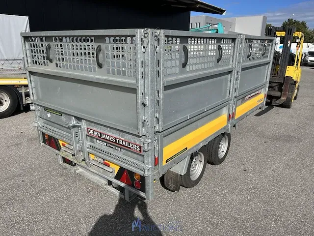 Dubbel-assige kip-aanhangwagen brian james trailers - afbeelding 4 van  7