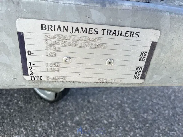 Dubbel-assige kip-aanhangwagen brian james trailers - afbeelding 7 van  7