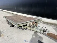 Dubbel-assige plateauwagen atec