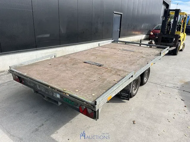 Dubbel-assige plateauwagen atec - afbeelding 2 van  6