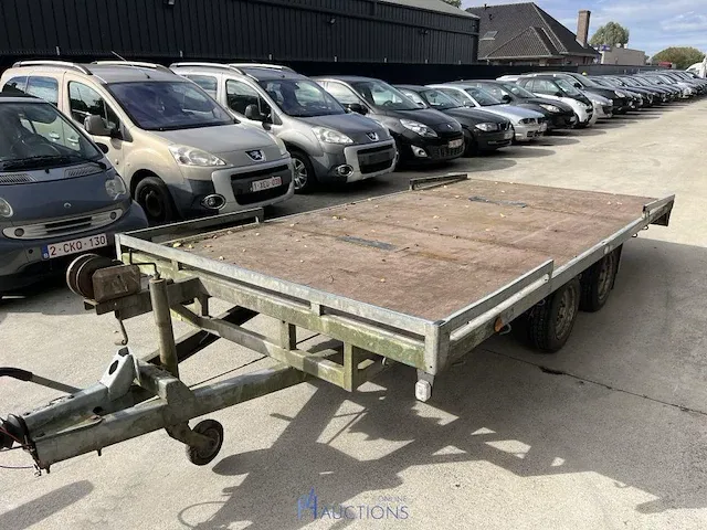 Dubbel-assige plateauwagen atec - afbeelding 5 van  6