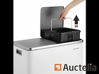 Dubbel compartiment vuilnisbakken 2 x 30l - afbeelding 3 van  7