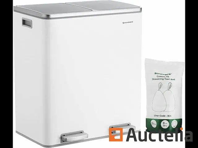 Dubbel compartiment vuilnisbakken 2 x 30l - afbeelding 6 van  7