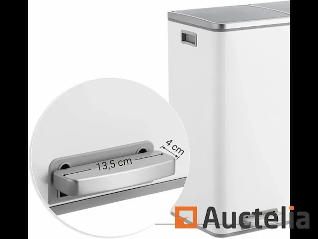 Dubbel compartiment vuilnisbakken 2 x 30l - afbeelding 7 van  7