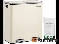 Dubbel compartiment vuilnisbakken 2 x 30l - afbeelding 2 van  8